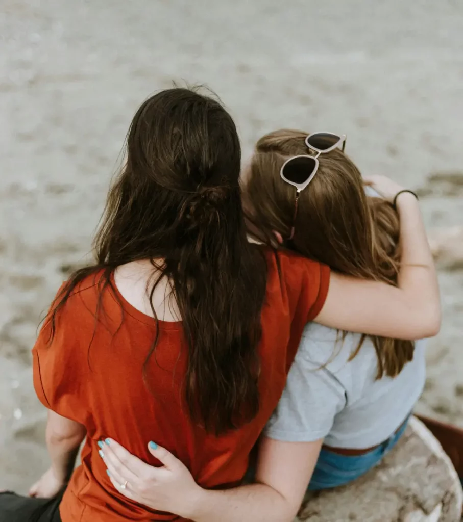 people supporting each other